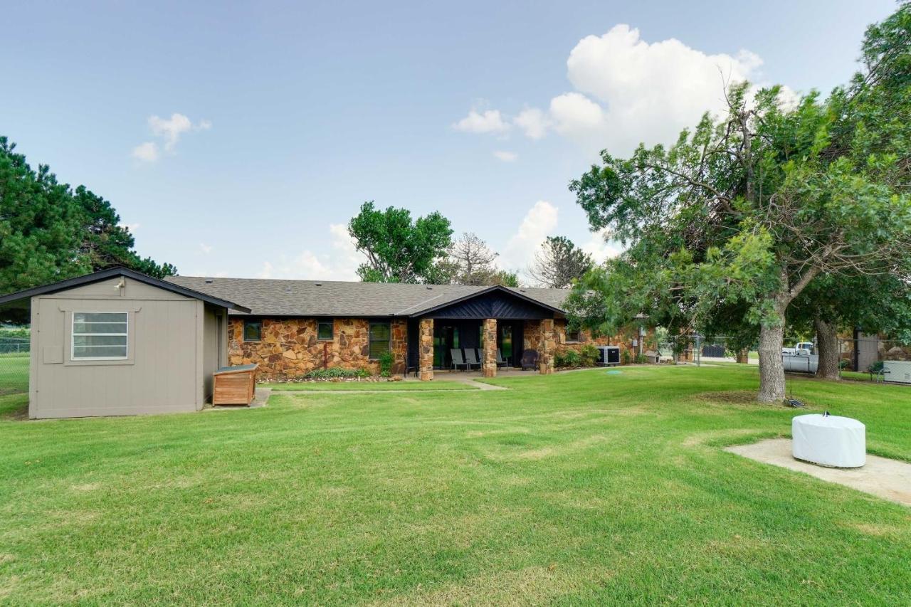 Spacious Country Home Near Ft Sill And Medicine Park Lawton Esterno foto